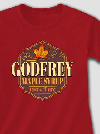 Maple Syrup : Adult Ladies Fitted T-Shirt