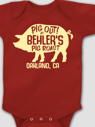 Pig Roast : Printed Baby Bodysuits