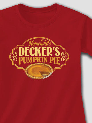Pumpkin Pie : Adult Ladies Fitted T-Shirt