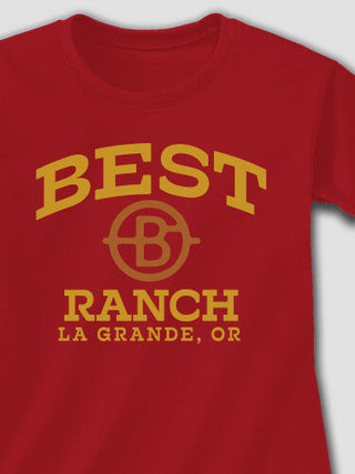 Ranch Monogram : Adult Ladies Fitted T-Shirt