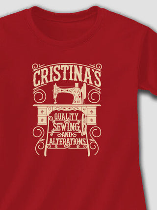 Sewing And Alterations : Adult Ladies Fitted T-Shirt
