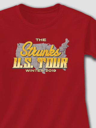 U.S. Tour : Adult Ladies Fitted T-Shirt
