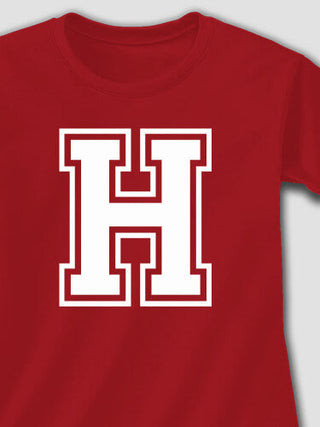 Varsity Letter : Adult Ladies Fitted T-Shirt