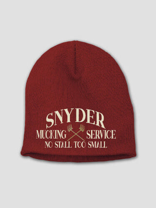 Vintage Mucking Service : Embroidered Beanies