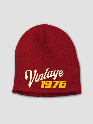 Vintage : Embroidered Beanies