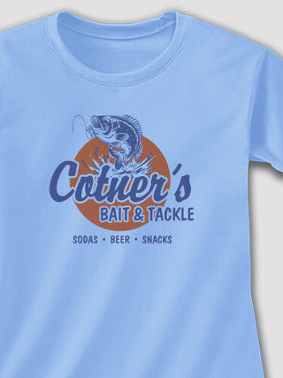 Bait and Tackle : Adult Ladies Fitted T-Shirt