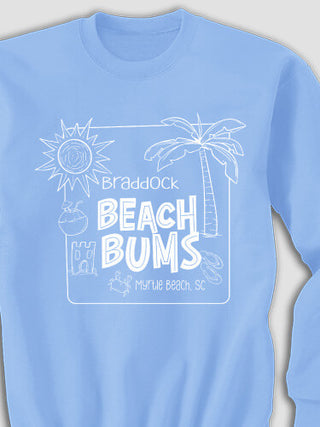 Beach Bums : Printed Sweatshirts