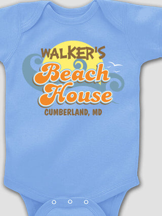 Beach House : Printed Baby Bodysuits