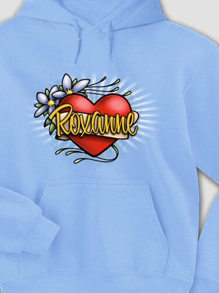 Heart Tattoo : Printed Hoodies