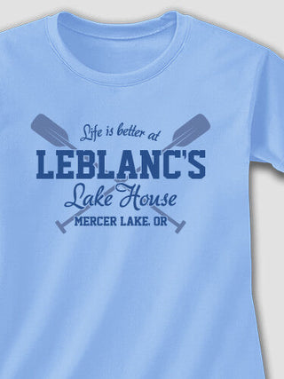 Lake House : Adult Ladies Fitted T-Shirt