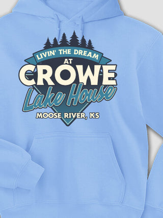 Livin' The Dream Lake House : Printed Hoodies