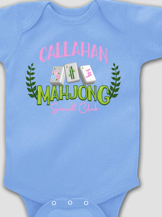 Mahjong : Printed Baby Bodysuits