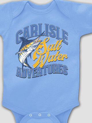 Salt Water Adventures : Printed Baby Bodysuits