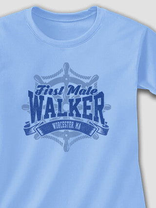 Vintage First Mate : Adult Ladies Fitted T-Shirt