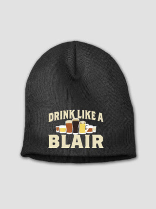 Drink Like A : Embroidered Beanies