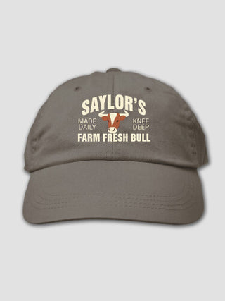 Farm Fresh Bull : Embroidered Baseball Hats