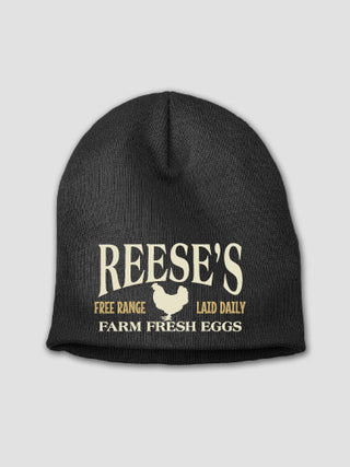 Farm Fresh Eggs : Embroidered Beanies