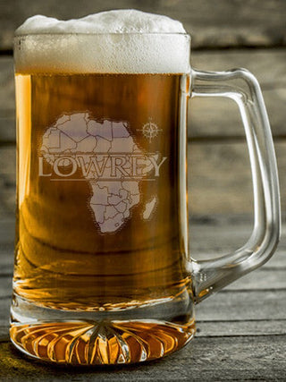 African Heritage : Beer Mugs - Engraved