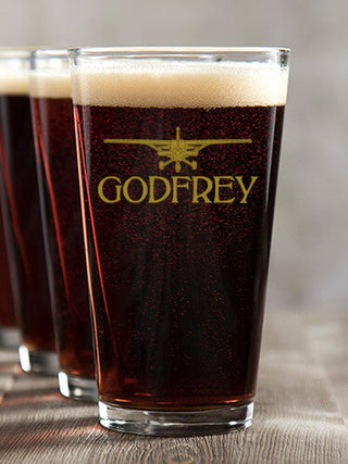 Airplane : Pint Glasses - Color Printed