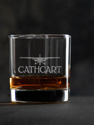 Airplane : Rocks Glasses - Engraved