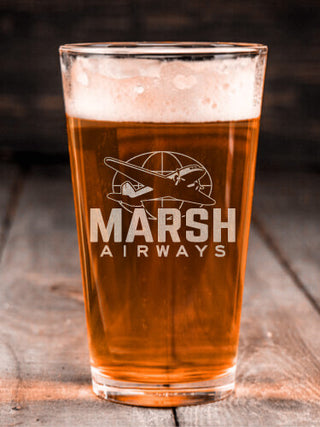 Airways : Pint Glasses - Engraved