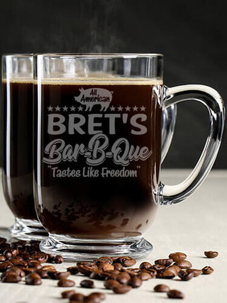 All American BBQ : Coffee Mugs - Engraved