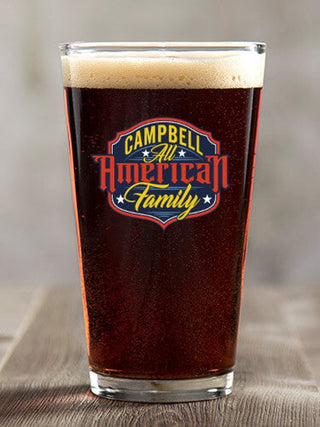 All-American Family : Pint Glasses - Color Printed