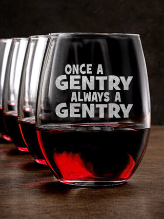 Always : Stemless Wine Glasses - Engraved