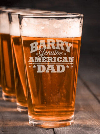 American Dad : Pint Glasses - Engraved