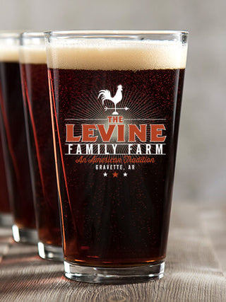 American Farm : Pint Glasses - Color Printed