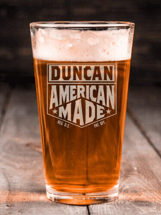 American Made : Pint Glasses - Engraved