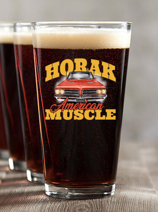 American Muscle Car : Pint Glasses - Color Printed