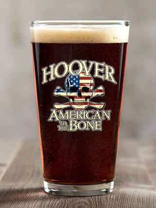 American to the Bone : Pint Glasses - Color Printed