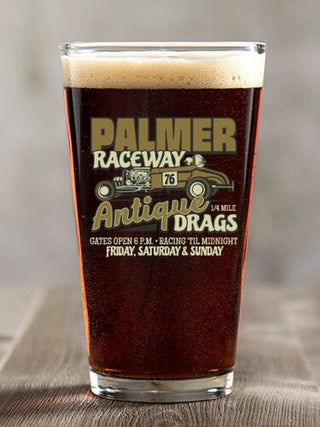 Antique Drag Race : Pint Glasses - Color Printed