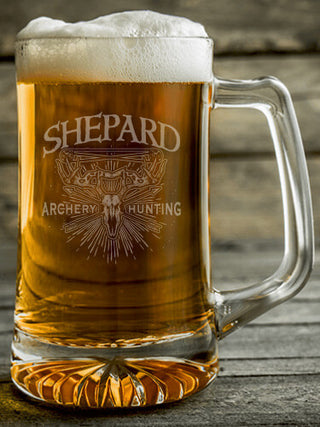 Archery Hunting : Beer Mugs - Engraved