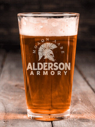 Armory : Pint Glasses - Engraved