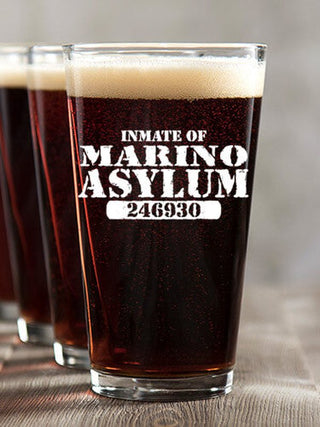 Asylum : Pint Glasses - Color Printed