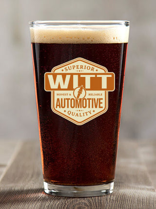 Automotive : Pint Glasses - Color Printed