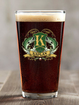 Bass Coat Of Arms : Pint Glasses - Color Printed