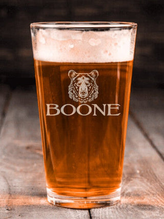Bear : Pint Glasses - Engraved