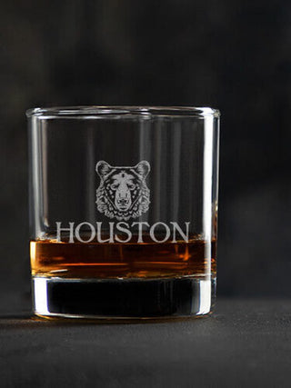 Bear : Rocks Glasses - Engraved