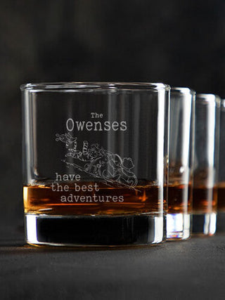 Best Adventures : Rocks Glasses - Engraved