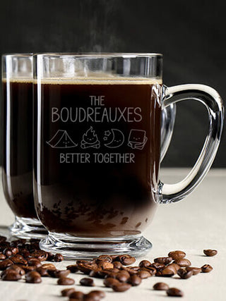 Better Together Camping : Coffee Mugs - Engraved