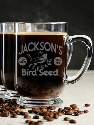 Bird Seed : Coffee Mugs - Engraved