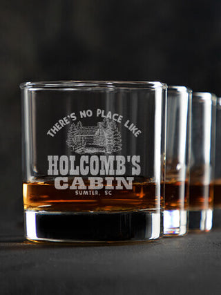 Cabin : Rocks Glasses - Engraved