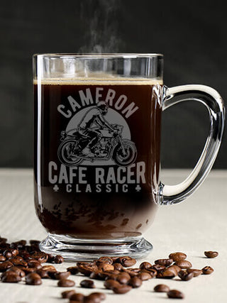 Cafe Racer : Coffee Mugs - Engraved