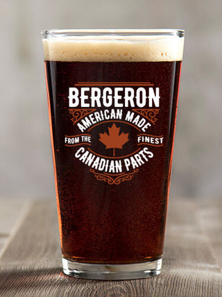 Canadian Parts : Pint Glasses - Color Printed