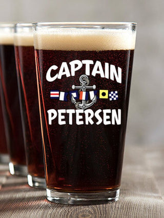 Captain : Pint Glasses - Color Printed