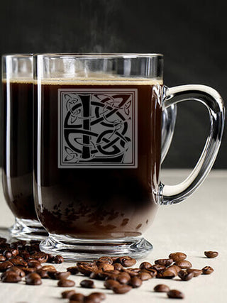 Celtic Monogram : Coffee Mugs - Engraved