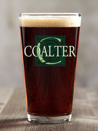 Celtic Monogram : Pint Glasses - Color Printed